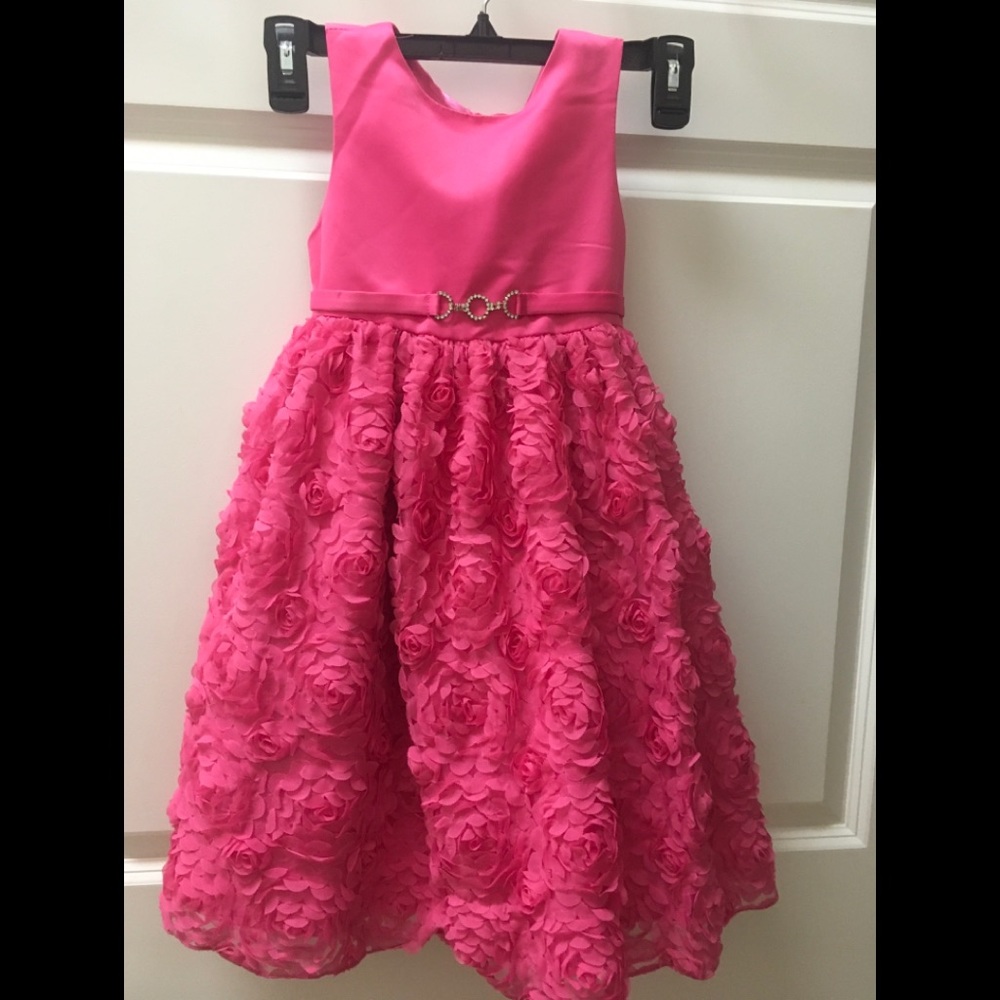 American Princess Sz 5 hot Pink Formal Dress